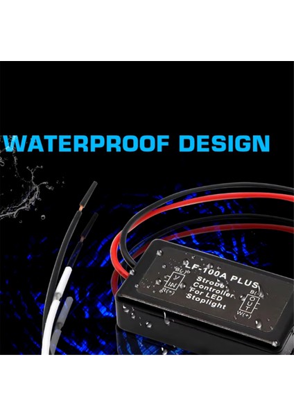 LF-100A Araç Flash Işık Denetleyicisi Flaş Kontrolör Flaşör Solunum Modülü Araba LED Fren Durdur Işık Modülü (Yurt Dışından) indirimleri