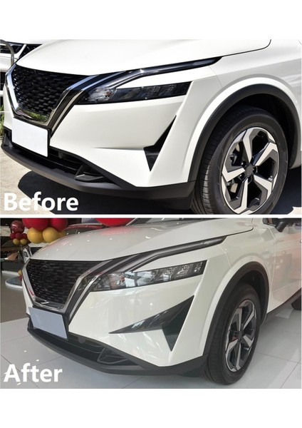 Nissan Qashqai Için J12 2022 2023 Araba Ön Sis Farları Kapak Tampon Splitter Spoiler Trim Aksesuarları Abs Karbon Fiber (Yurt Dışından) indirimleri