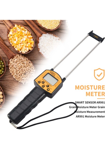 Akıllı Sensör AR991 Tahıl Nem Metre Tahıl Nem Ölçümü AR991 Nem Ölçer (Yurt Dışından) indirimleri