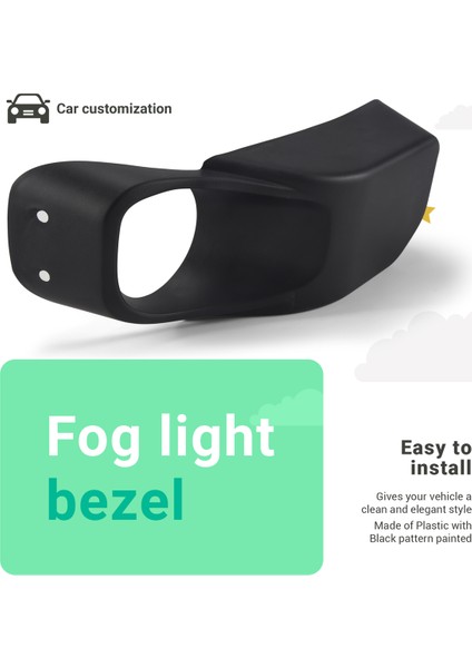 Jeep Wrangler Için 2013-2017 Sol + Sağ Çelik Tampon Sis Lambası Kapakları 68231962AA (Yurt Dışından) indirimleri