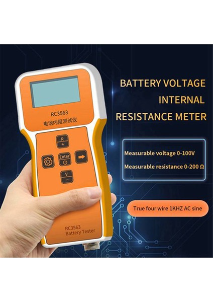 RC3563 18650 Pil Voltajı Dahili Direnç Test Cihazı Yüksek Hassasiyetli Trityum Lityum Demir Fosfat Pil Test Cihazı (Yurt Dışından) indirimleri