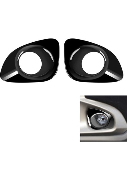 Toyota Corolla Cross 2021 2022 Parlak Siyah Ön Sis Işık Lamba Kapağı Trim Foglight Çerçeve Dekorasyon Çerçevesi (Yurt Dışından) modelleri