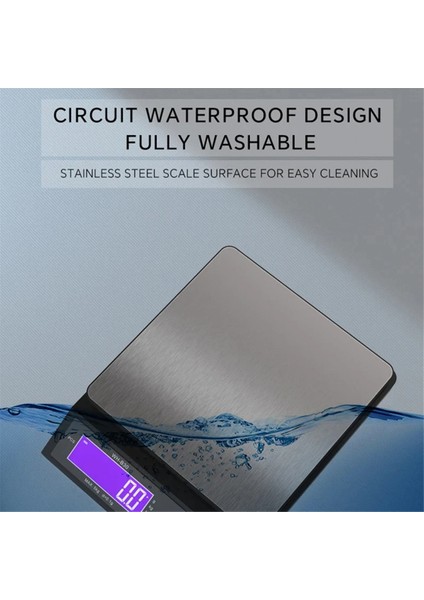 Dijital Ölçek Şarj Edilebilir Elektrik Ölçeği 0.1g 1g Mutfak Ölçeği Sayma Tare Auto Güç Kapalı Birim Dönüşüm 5kg 0.1g (Yurt Dışından) fırsatları
