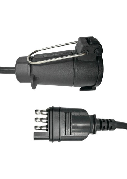 Abd&#39;den Avrupa Trailer Işık Dönüştürücü 4 Yollu Düz Soket (Amerikan Aracı) - 7 Yollu Yuvarlak Soket (Avrupa Fragmanı) (Yurt Dışından) indirimleri