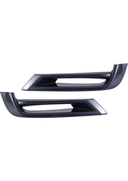 Araba Karbon Fiber Ön Tampon Alt Izgara Trim Şeritleri Sis Işık Çerçevesi Kapak Trim Honda Hrv Hr-V-V Xr-V 2022 2023 (Yurt Dışından)
