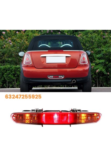 Araba Arka Tampon Sis Istesi Düşük Seviyeli Fren Lambası Assy 63247255925 Bmw Mini Cooper R56 R57 R58 R59 09-15 Yedek Lamba (Yurt Dışından) modelleri