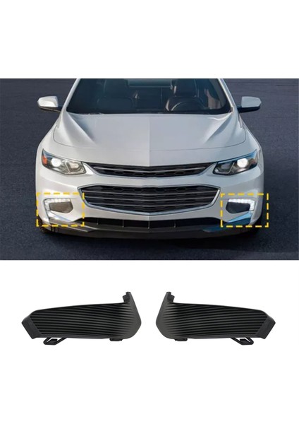 Ön Tampon Sis Lambası Kapağı Kaplama 23478373 23478374 Chevy Malibu Için 2016-2018 Sis Lambası Çerçevesi (Yurt Dışından) fiyatları