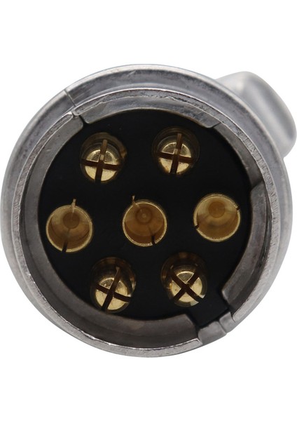 7 Pin Römork Fişi 12V Rv Soketleri Römork Sinyal Lambası Konektörleri Için Braket ile Tren Römork Aksesuarları (Yurt Dışından) indirimleri