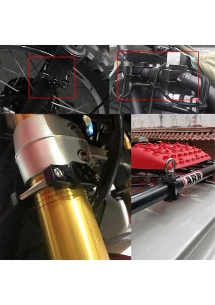 Alüminyum Alaşım 17-54MM Motosiklet Far Braketi Tampon Montaj Kelepçesi Yardımcı Spot Işığı Sis Lambası Tutucu Aksesuarlar (Yurt Dışından) modelleri