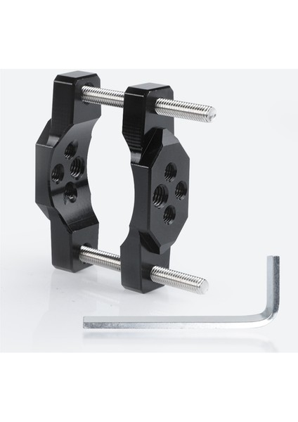 Alüminyum Alaşım 17-54MM Motosiklet Far Braketi Tampon Montaj Kelepçesi Yardımcı Spot Işığı Sis Lambası Tutucu Aksesuarlar (Yurt Dışından) fırsatları