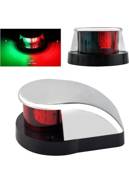 Kırmızı Yeşil LED Tekne Navigasyon Işığı 12V Su Geçirmez Yelkenli Sinyal Lambası Deniz Yat Uyarı Işıkları Tekne Aksesuarları (Yurt Dışından)