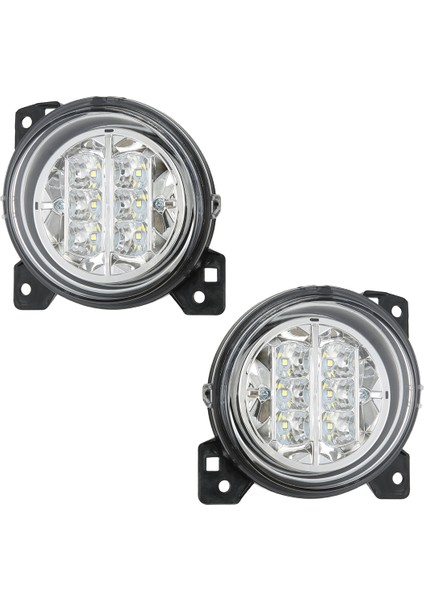 1paır Kamyon LED Sis Lambası Montajı 5 Serisi P G R Seires Rh 1446354 1852570 Lh 1446353 1852569 (Yurt Dışından)