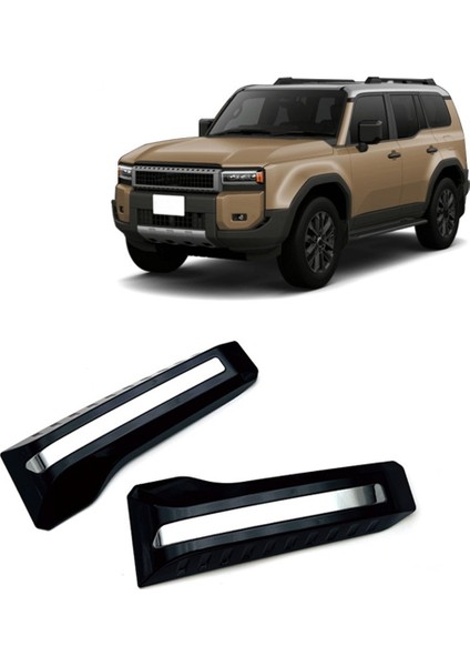 Toyota Land Craıser Için Araç Ön Tammur Siste Lamp Lamba Kapak Trım 250 Prado LC250 2024 Dış Aksesuarlar (Yurt Dışından) fiyatları