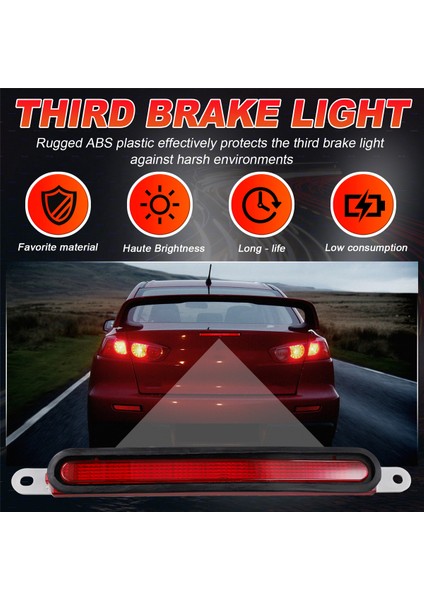 Araba Mitsubishi Lancer x 2008-2016 Için Araba Üçüncü Yüksek Arka Fren Lambası Fren Uyarı Lambası 8334A014 (Yurt Dışından) indirimleri