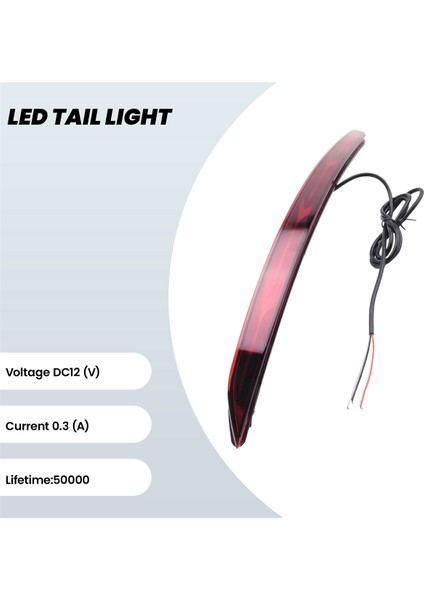 Hyundai Elantra 2016 2017 2018 Fren Işıkları Sinyal Işıkları Kırmızı (Yurt Dışından) fırsatları