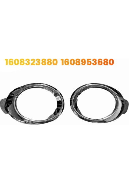 1paır Araç Ön Siste Far Kapak Kromi 1608323880 1608953680 Citroen Bellinger (B9) 12-15 Tampon Trim Sis Lambası Çerçevesi (Yurt Dışından) indirimleri