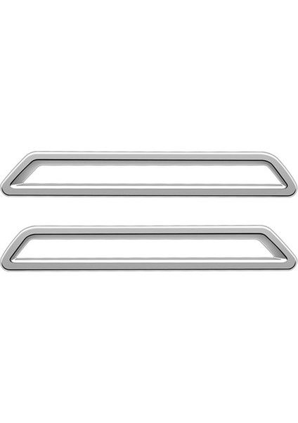 Araba Arka Sis Fagarı Kapakları Çıkartma Sisleri Koruyucu Çerçeve Honda Wrv 2024 Japon Sürümü Gümüş (Yurt Dışından)