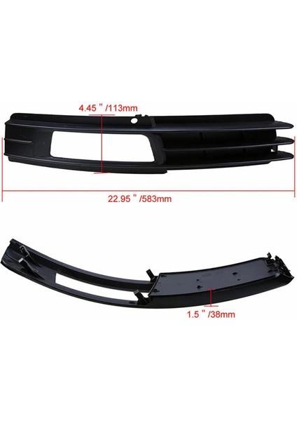 2pcs Sol ve Sağ Ön Tampon Sisi Izgaralar Kapak 4F0807681P, 4F0807682P Audi A6 C6 09-2011 Için (Yurt Dışından) modelleri