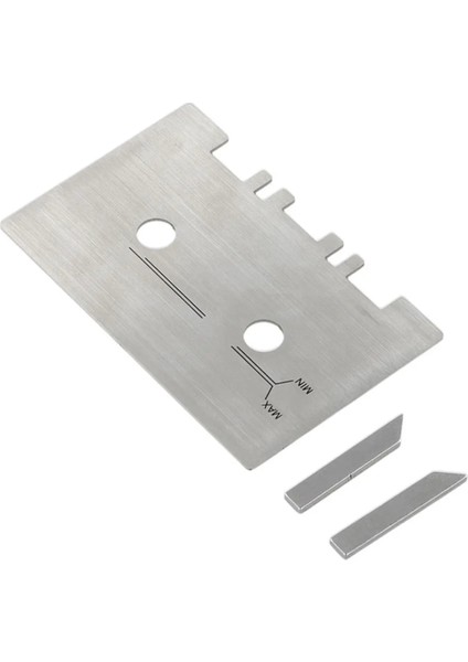 Kaset Cauge Set Mekanik Hizalama Yüksek Doğruluk Kılavuzu Gösterge Kiti 2 Pcs ile Çıkar Çubuğu Alüminyum Alaşım Kurulumu Kolay (Yurt Dışından) modelleri