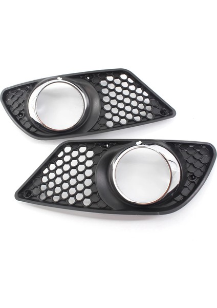 1 Çift Araba Ön Tampon Sis Izgarası Izgara Lambası Izgara Kapağı Benz C-Serisi Için Krom Çerçeveli W204 2008-2010 (Yurt Dışından) modelleri