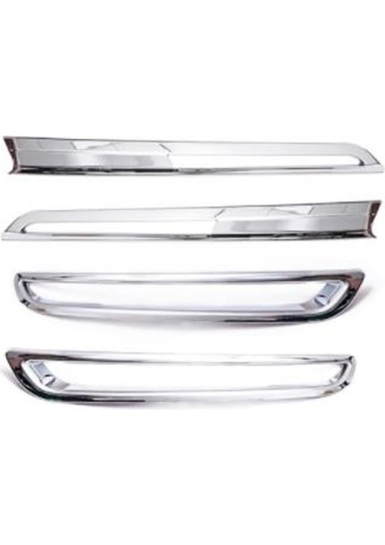 Mazda CX30 Cx-30 2020 2021 Ön ve Arka Sis Fark Kapağı Döşeme Sticker Arka Tampon Sis Lambası Çerçevesi (Chrome) (Yurt Dışından)