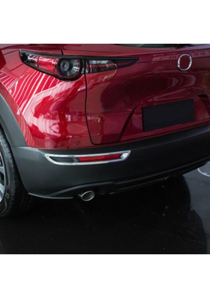 Mazda CX30 Cx-30 2020 2021 Ön ve Arka Sis Fark Kapağı Döşeme Sticker Arka Tampon Sis Lambası Çerçevesi (Chrome) (Yurt Dışından) modelleri