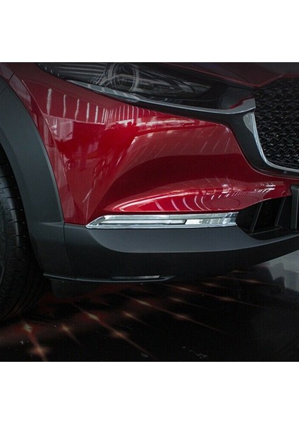 Mazda CX30 Cx-30 2020 2021 Ön ve Arka Sis Fark Kapağı Döşeme Sticker Arka Tampon Sis Lambası Çerçevesi (Chrome) (Yurt Dışından) indirimleri