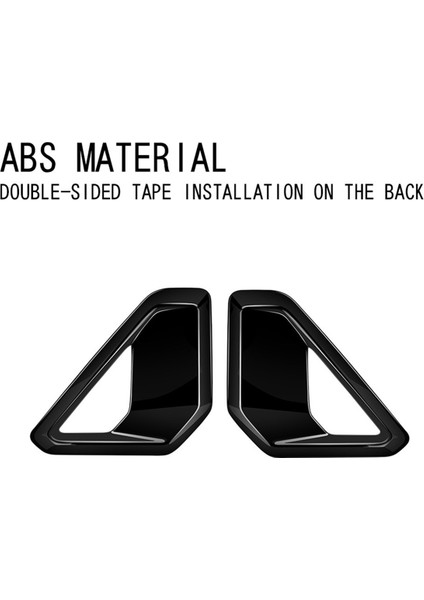 Araba Ön Sis Lambası Işık Kapağı Kaplama Için Hyundai Kona 2024+ Araba Döşeme Aksesuarları Parlak Siyah (Yurt Dışından) fırsatları