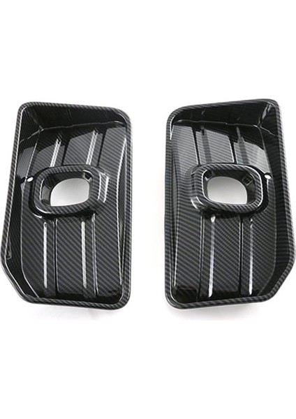 Ssangyong Torres Için J100 2022-2025 Araba Ön Sis Farları Lambalar Kapak Trim Aksesuarları Karbon Fiber (Yurt Dışından)