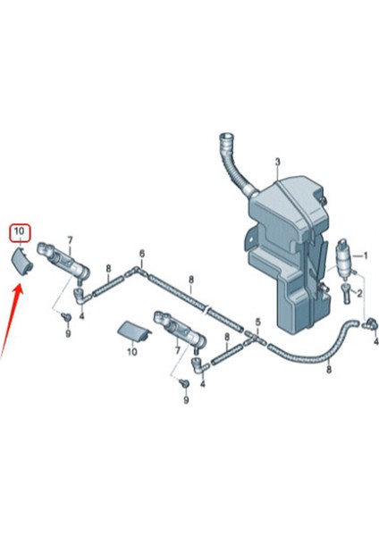 2016 - 2018 Q3 Ön Tampon Far Yıkama Kapağı (Yurt Dışından) indirimleri