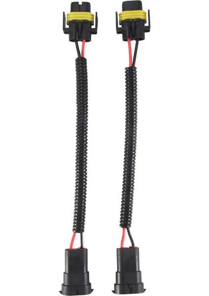 2pcs 9006 Ila H11 H8 Far Sis Far Dönüşüm Konnektörü Kablo Demeti Kablo Soket Konnektörü Onarım Kiti (Yurt Dışından)