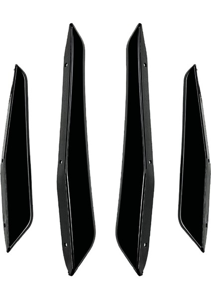 Araba Ön Tampon Yan Ayırıcı Spoiler Sis Lambası Yan Spoiler Döşeme Bmw 2 Serisi M2 G87 2023+ Parlak Siyah (Yurt Dışından)