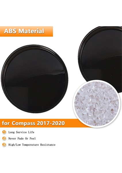 Araba Ön Tampon Sis Lambası Kapağı Dekorasyon Jeep Compass 2017-2020 Dış Aksesuarları Için Çerçeve Süslemesi (Yurt Dışından) indirimleri