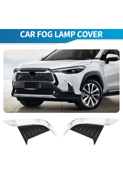 Toyota Corolla Cross 2020 2021 Abs Krom Ön Arka Sis Lambası Göz Kapağı Kaş Kapağı Kalıp Kalıp Çerçeve Garnitür (Yurt Dışından) fırsatları