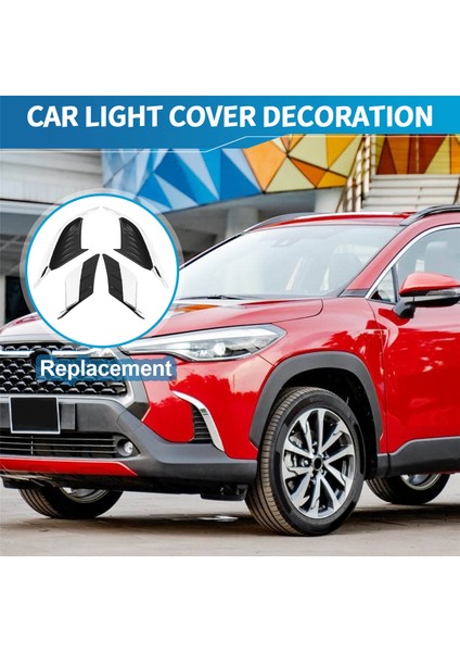 Toyota Corolla Cross 2020 2021 Abs Krom Ön Arka Sis Lambası Göz Kapağı Kaş Kapağı Kalıp Kalıp Çerçeve Garnitür (Yurt Dışından) indirimleri