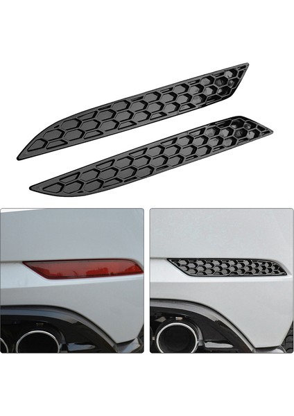 2pcs Araba Stili Petek Kuyruğu Arka Sis Kapağı Kaplama Golf 7.5 Mk7.5 Arka Çubuk Tampon Reflektör Şeritleri Için (Yurt Dışından) indirimleri