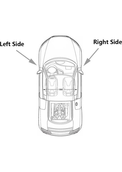 Araba LED Sağ Taraf Kanat Aynası Su Birikintisi Lambası Nezaket Lambası (Yurt Dışından) fırsatları