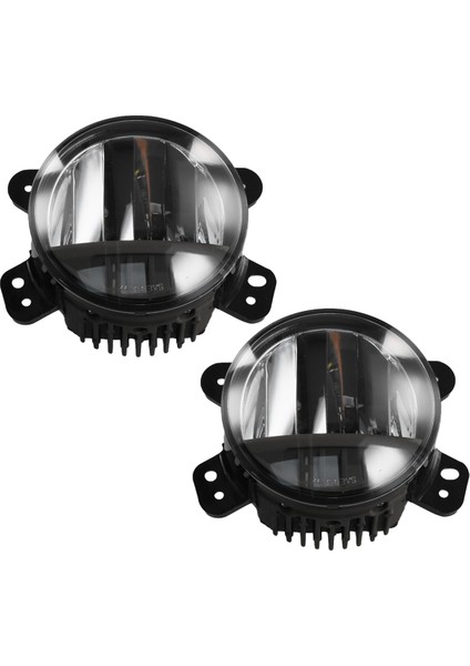 Araba Ön Tampon Sis Lambası Forma Jeep Wrangler Jl 2018-2024 Sarı LED Gündüz Koşu Işığı Drl Far Yolu (Yurt Dışından)