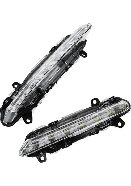 Mercedes Benz C Sınıfı W204 2008-2011 Front LED Gündüz Çalışma Işığı Sis Lambası Izgara Kiti 2218201756 2048852774 Sol (Yurt Dışından) fiyatları