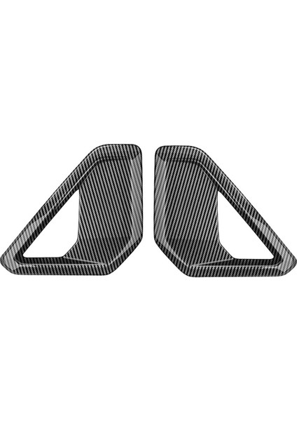 Araba Ön Sis Lambası Işık Kapağı Trim Hyundai Kona 2024+ Araba Trim Aksesuarları Karbon Fiber Desen (Yurt Dışından)