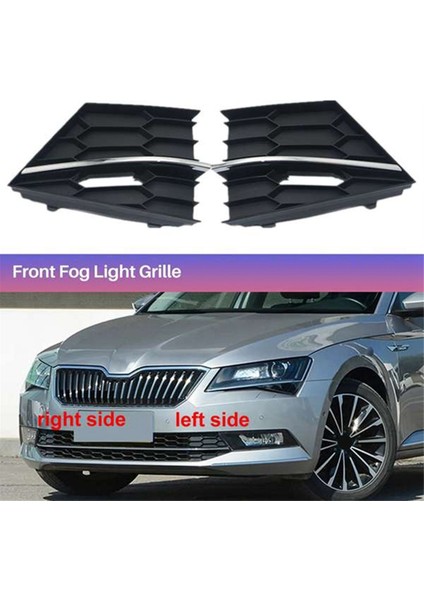 Araba Ön Tampon Alt Izgara Havalandırma Trim Kapak Skoda Için Sisli Izgara Kapağı Superb 2016-2018 (Yurt Dışından) fiyatları
