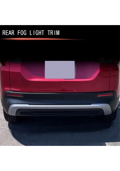 Araba Arka Sislik Kaplama Kapakları Çıkartma Sisli Koruyucu Çerçeve Honda Wrv 2024 Japonca Sürümü Parlak Siyah (Yurt Dışından) modelleri