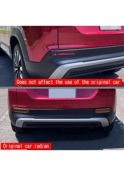 Araba Arka Sislik Kaplama Kapakları Çıkartma Sisli Koruyucu Çerçeve Honda Wrv 2024 Japonca Sürümü Parlak Siyah (Yurt Dışından) indirimleri