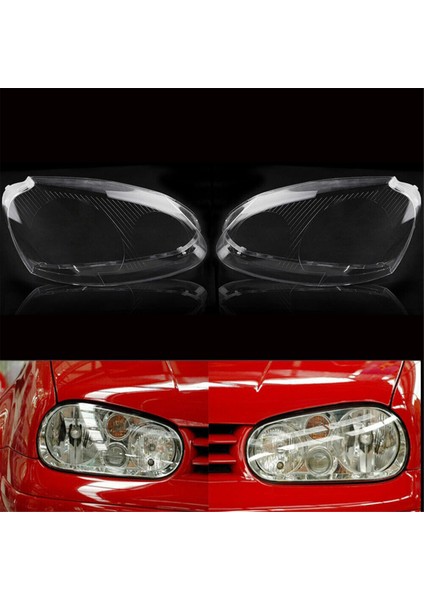 Golf Mk5 06-09 Için 1 Çift Far Mercek Kapağı Kabuğu (Yurt Dışından)