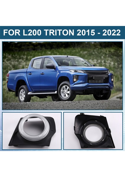 Mitsubishi L200 Triton Mq Için Ön Sis Lambası Kapağı Çerçeve Çerçevesi Mr 2015-22 Far Araba Aksesuarları 8321A599 (Yurt Dışından) indirimleri