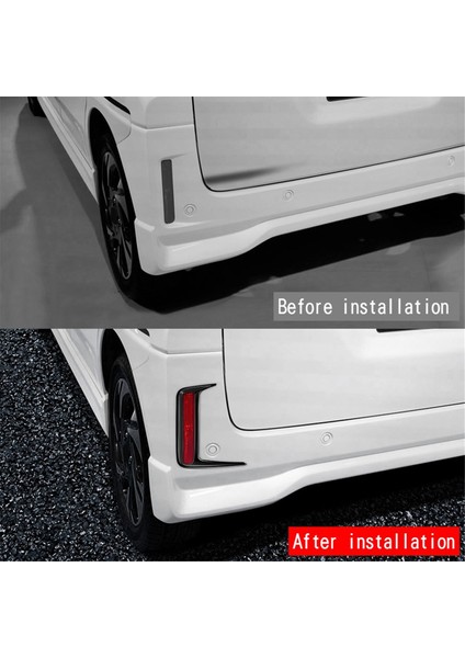 Araba Arka Tampon Sis Farı Trim Çerçevesi Kapağı Parlak Siyah (Yurt Dışından) fırsatları