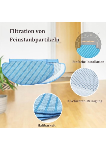 Ecovacs Deebot N8 N8 Pro N10 Plus T8 Plus Mop Bez Toz Çanta Temizlik Bezleri Ana Fırça Çantası Değiştirme Aksesuarları (Yurt Dışından) fiyatları