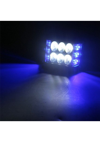 Üçlü Yan Aydınlatmalı Çalışma Işığı Kubbe Işığı Strobe LED Otomotiv Malzemeleri C (Yurt Dışından)