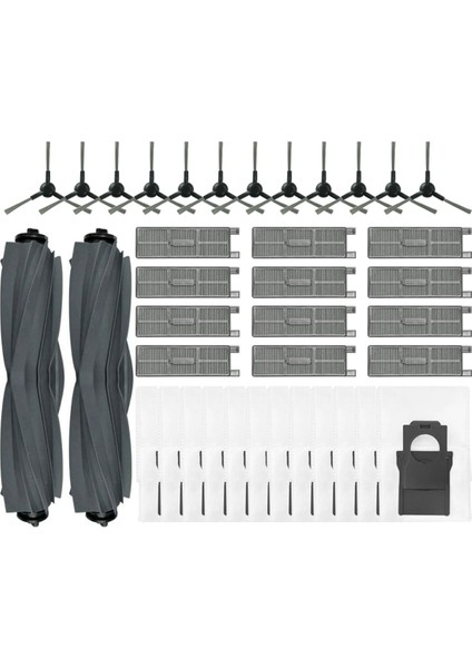 Mova G30 / G30 Ultra / G30 Pro / G20 Master Ana Yan Fırça Hepa Filtre Toz Çantası Aksesuarları Değiştirme Parçası Için (Yurt Dışından)