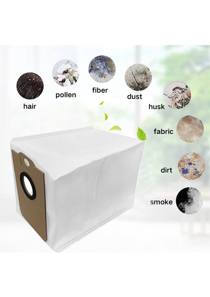 Midea S5+ Plus Conga 2299 Için Ultra Home X-Treme Genesis Vakum Temiz Parçalar Ana Yan Fırça Hepa Filtre Toz Çantası (Yurt Dışından)